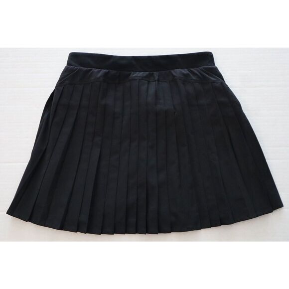 SPANX 50273R Womens Sz M Black Built-In Figure-Shaping Shorts Pleated Skort - Picture 2 of 9